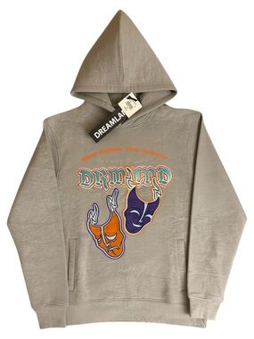 Gray Dreamland Graphic Hoodie - Men